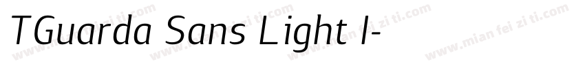 TGuarda Sans Light I字体转换